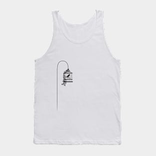 Bird on a pole Tank Top